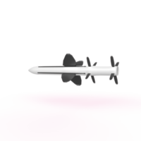 3D Rendering Of Rocket Gun png