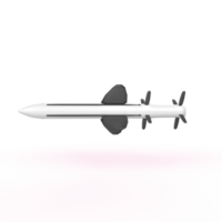Representación 3D de pistola de cohetes png