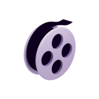 cinema and movie 3d icon png