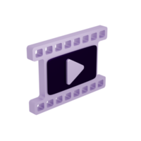 cinéma et film icône 3d png