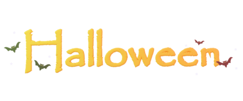 Happy halloween spooky 3d icon png