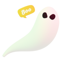 Lycklig halloween läskigt 3d ikon png