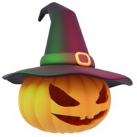 Lycklig halloween läskigt 3d ikon png