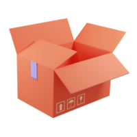 3D box shipping sale promotion png