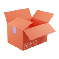 3D-Box-Versandverkaufsförderung png