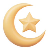ramadã islâmico eid mubarak ícone 3d png