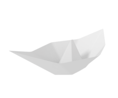 3d illustratie van een papier boot png