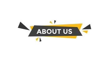 About us button web banner templates. Vector Illustration