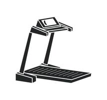 icono de cinta de correr de gimnasio vector