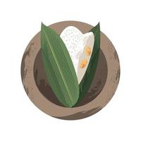 china tradicional zongzi vector