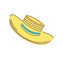 cuban hat icon vector