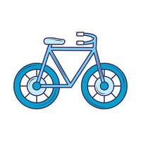bicycle transport icon vector