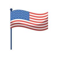 USA national flag vector