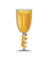 champagne glass icon vector