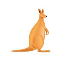 kangaroo animal icon vector
