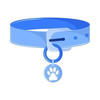 icono de collar de mascota vector