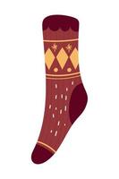 christmas red stocking vector