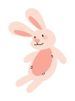 rabbit toy icon vector