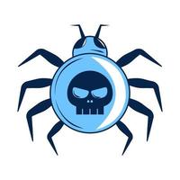 virus cybersecurity icon vector