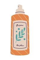 beauty moisturizer bottle vector