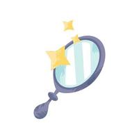 mirror cartoon icon vector