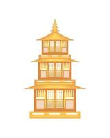 chinese traditional pagoda vector