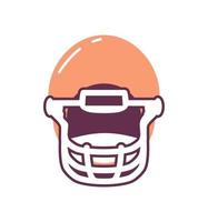 helmet for american football vector