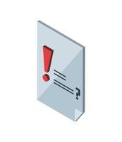 404 error information icon vector