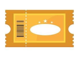 ticket access icon vector