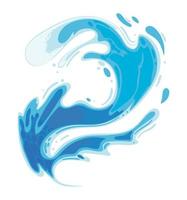 water splash icon vector