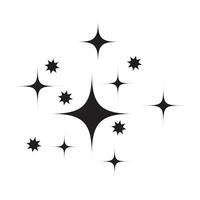 Star icon. Twinkling stars. Sparkles, shining burst. vector illustration on white background.