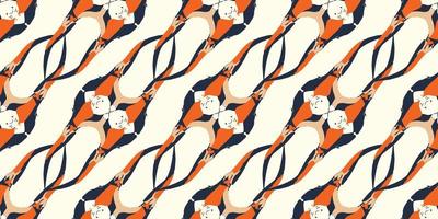 Modern abstract seamless pattern. designed with creative ideas vector