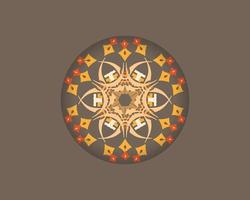 Colorful mandala. vector illustration. Islam, Arabic, Indian, Turkish, Pakistan, Chinese,