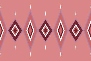 Ethnic fabric pattern geometric style. Sarong Aztec Ethnic oriental pattern traditional Crimson red background. Abstract,vector,illustration. use for texture,clothing,wrapping,decoration,carpet. vector