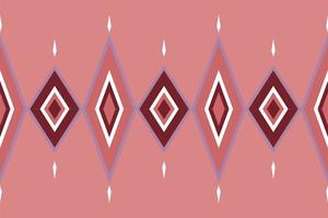 Ethnic fabric pattern geometric style. Sarong Aztec Ethnic oriental pattern traditional Crimson red background. Abstract,vector,illustration. use for texture,clothing,wrapping,decoration,carpet. vector