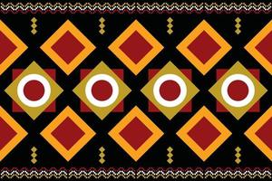 thnic fabric pattern geometric style. Sarong Aztec Ethnic oriental pattern traditional dark black background. Abstract,vector,illustration. use for texture,clothing,wrapping,decoration,carpet. vector