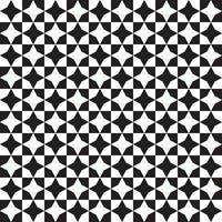 vector de patrones sin fisuras de patrón de triángulo cuadrado geométrico con color blanco y negro. diseño de fondo en concepto mimimal para patrón de tela, decoración o papel tapiz.