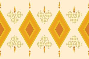 patrón de tejido étnico estilo geométrico. sarong azteca étnico oriental patrón tradicional blanco crema marrón fondo. resumen, vector, ilustración. uso para textura, ropa, envoltura, decoración, alfombra. vector