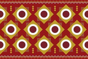 Ethnic fabric pattern geometric style. Sarong Aztec Ethnic oriental pattern traditional Crimson red background. Abstract,vector,illustration. use for texture,clothing,wrapping,decoration,carpet. vector