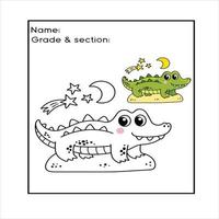 dot to dot coloring page vector