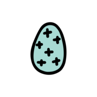 Easter egg illustration png