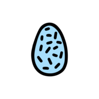 Easter egg illustration png