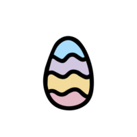 Easter egg illustration png