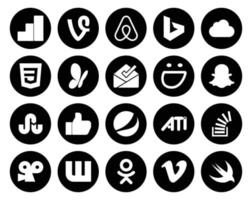 20 Social Media Icon Pack Including overflow question smugmug stockoverflow pepsi vector