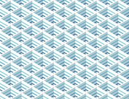 Modern Isometric Grid Blue Seamless Pattern vector