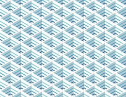 Modern Isometric Grid Blue Seamless Pattern vector