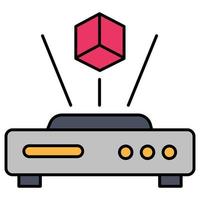 Hologram which can easily edit or modify vector