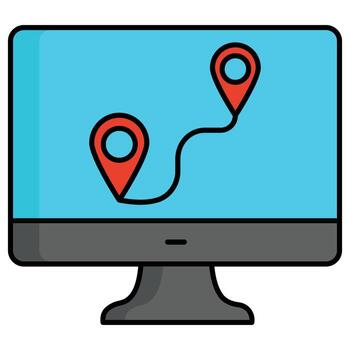 Navigation Map which can easily edit or modify vector