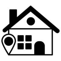 Home Location which can easily edit or modify vector