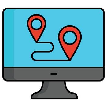 Navigation Map which can easily edit or modify vector